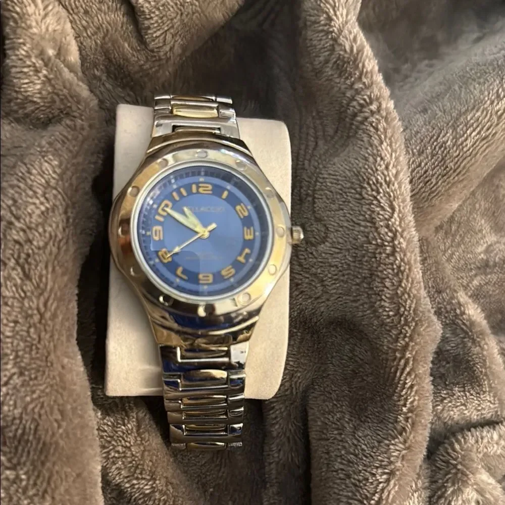 Vellaccio Silver Blue Watch